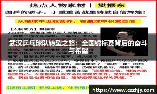 武汉乒乓球队转型之路：全国锦标赛背后的奋斗与希望